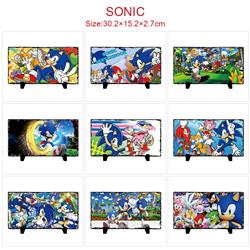 Sonic anime painting