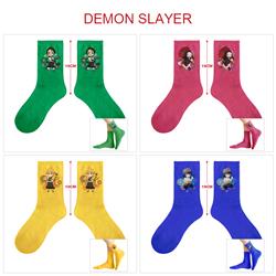 demon slayer kimets anime socks 5 pcs a set