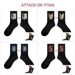 Attack On Titan anime socks 5 pcs a set