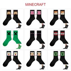 Minecraft anime  socks 5 pcs a set