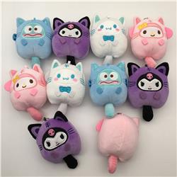 Kuromi anime Plush toy 11cm 10 pcs a set