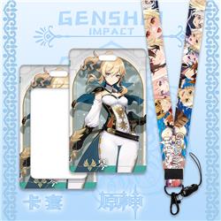 Genshin Impact anime lanyard phonestrap