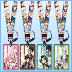 Genshin Impact anime lanyard phonestrap