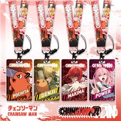 chainsaw man anime lanyard phonestrap