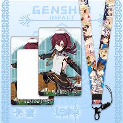 Genshin Impact anime lanyard phonestrap