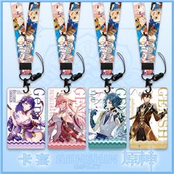 Genshin Impact anime lanyard phonestrap