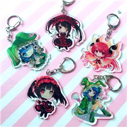 Date A Live anime keychain