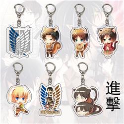 Attack On Titan anime keychain