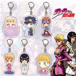 JoJos Bizarre Adventure anime keychain