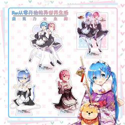 Re Zero Kara Hajimeru Isekai Seikatsu anime Standing Plates 15cm