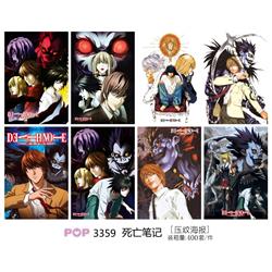 Death Note anime poster price for a set of 8 pcs