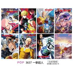 One Punch Man anime poster price for a set of 8 pcs