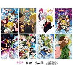 seven deadly sins anime poster price for a set of 8 pcs