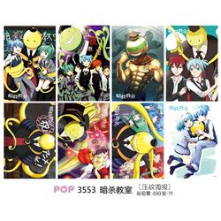 Assassination Classroom anime poster price for a set of 8 pcs
