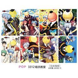 Assassination Classroom anime poster price for a set of 8 pcs