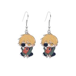 chainsaw man anime earing