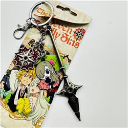 seven deadly sins anime keychain