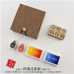 SPY×FAMILY anime Wooden seal 6 pcs a set