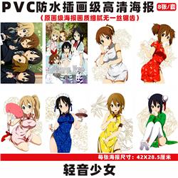 K-ON! anime wall poster price for a set of 8 pcs