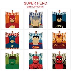 Super hero anime blanket 100*135cm