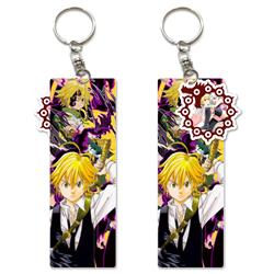 seven deadly sins anime keychain