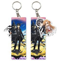 sword art online anime keychain