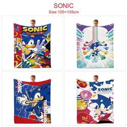 Sonic anime blanket 100*135cm