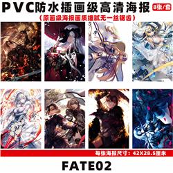 Fate  anime wall poster price for a set of 8 pcs