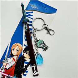 sword art online anime keychain