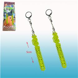 chainsaw man anime keychain