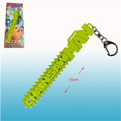 chainsaw man anime keychain
