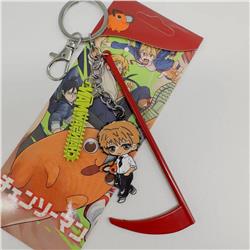 chainsaw man anime keychain