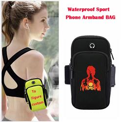 Attack On Titan anime wateroof sport phone armband bag