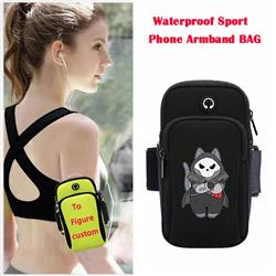 Overwatch anime wateroof sport phone armband bag