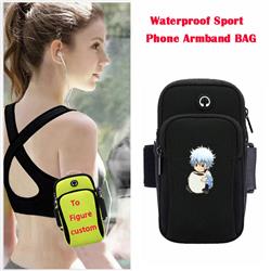 Gintama anime wateroof sport phone armband bag