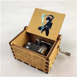 sword art online anime hand operated music box