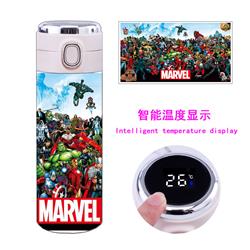 Avengers anime Intelligent temperature measuring water cup 450ml