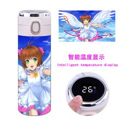 Card Captor Sakura anime Intelligent temperature measuring water cup 450ml