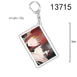 chainsaw man anime keychain