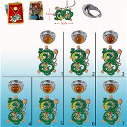 Dragon Ball anime ring+necklace