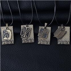 Attack On Titan anime necklace