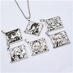 Genshin Impact anime necklace