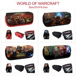 World of warcraft anime pencil bag 20*9*6.5cm