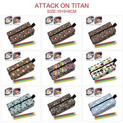 Attack On Titan anime cosmetic bag 19*9*6cm