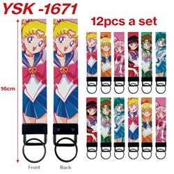 Sailor Moon Crystal anime keychain 12 pcs a set