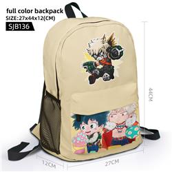 My Hero Academia anime backpack