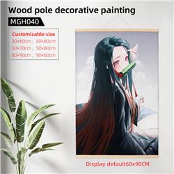 demon slayer kimets anime wooden frame painting 60*90cm