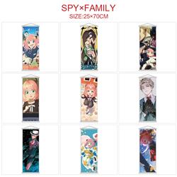 SPY×FAMILY anime wallscroll 25*70cm price for 5 pcs