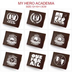 My Hero Academia anime wallet 12*10*1.5cm