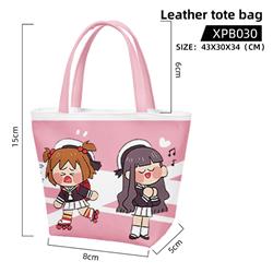 Card Captor Sakura anime  leather tote bag